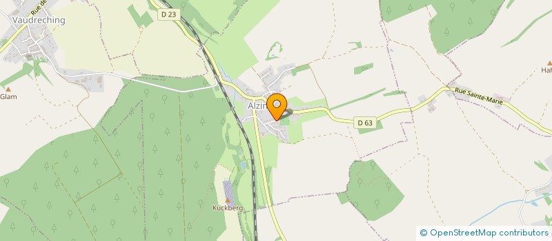 localisation de l'entreprise SOCIETE CIVILE IMMOBILIERE LA ROSERAIE  ALZING