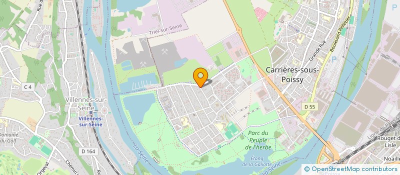 localisation de l'entreprise SOCIETE CIVILE IMMOBILIERE LA ROSSELAIS  CARRIERES-SOUS-POISSY