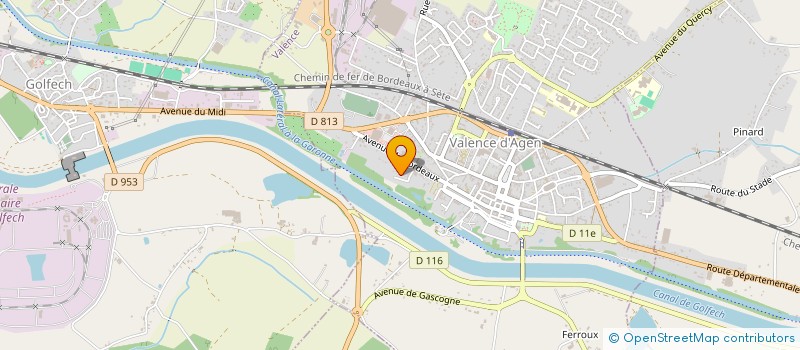 localisation de l'entreprise SOCIETE CIVILE IMMOBILIERE LA ROUE LIBRE à VALENCE