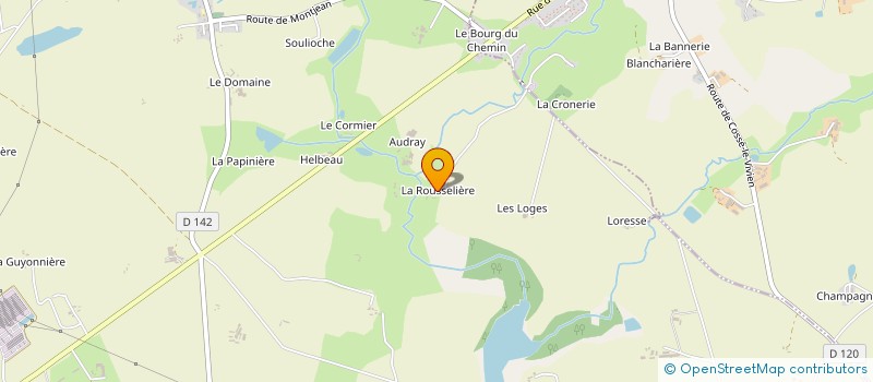 localisation de l'entreprise SOCIETE CIVILE IMMOBILIERE LA ROUSSELIERE  LOIRON-RUILLE