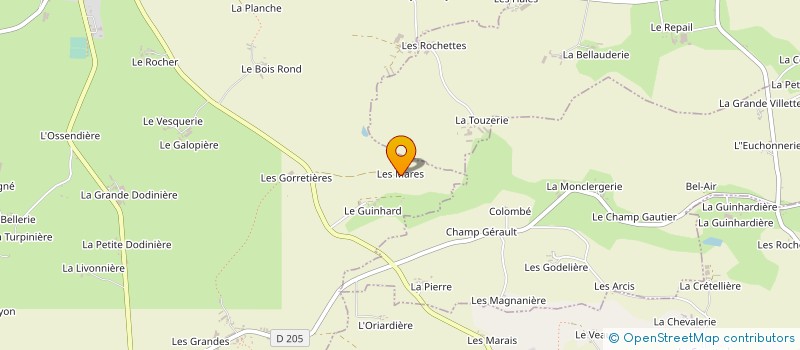 localisation de l'entreprise SOCIETE CIVILE IMMOBILIERE LA SALLE  COURCITE