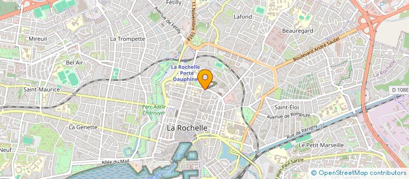 localisation de l'entreprise SOCIETE CIVILE IMMOBILIERE LA SONATE  LA ROCHELLE