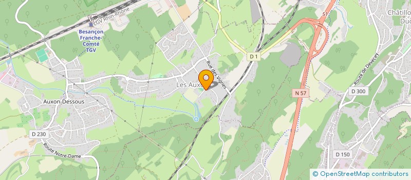 localisation de l'entreprise SOCIETE CIVILE IMMOBILIERE LA SOURCE  LES AUXONS