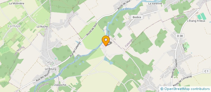 localisation de l'entreprise SOCIETE CIVILE IMMOBILIERE LA SOURCE DU MOULIN NEUF à CELLETTES