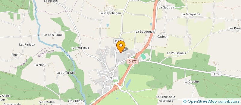 localisation de l'entreprise SOCIETE CIVILE IMMOBILIERE LA TENUE A L'OR  RENAC