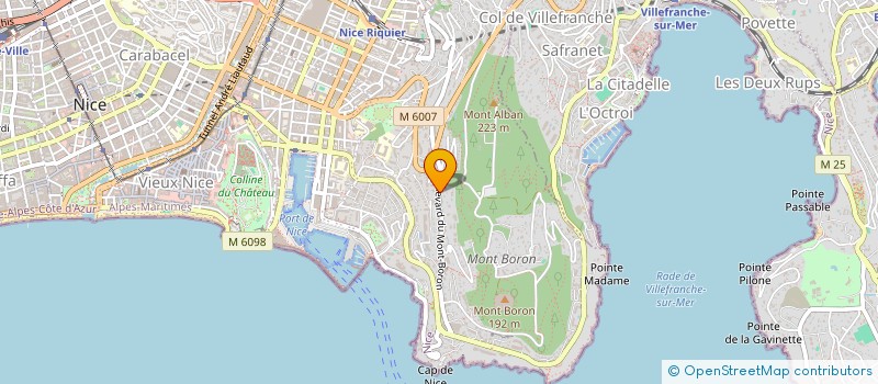 localisation de l'entreprise SOCIETE CIVILE IMMOBILIERE LA TERRASSE  SAINT-JEAN-CAP-FERRAT