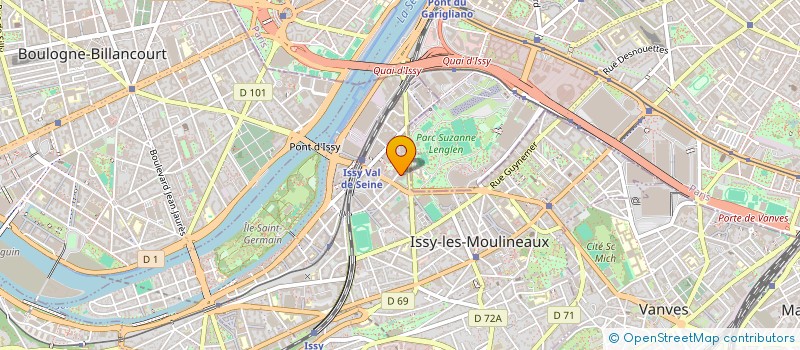 localisation de l'entreprise SOCIETE CIVILE IMMOBILIERE LA TOQUADE à ISSY-LES-MOULINEAUX