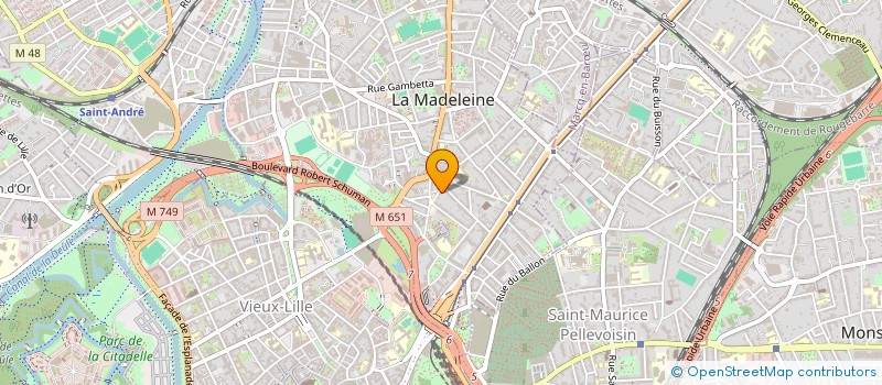 localisation de l'entreprise SOCIETE CIVILE IMMOBILIERE LA TOQUADE VARLIN à LA MADELEINE