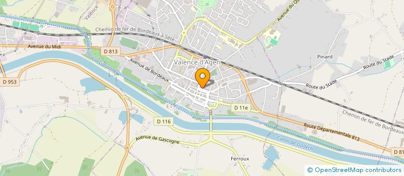 localisation de l'entreprise SOCIETE CIVILE IMMOBILIERE LA TOURAINE à VALENCE