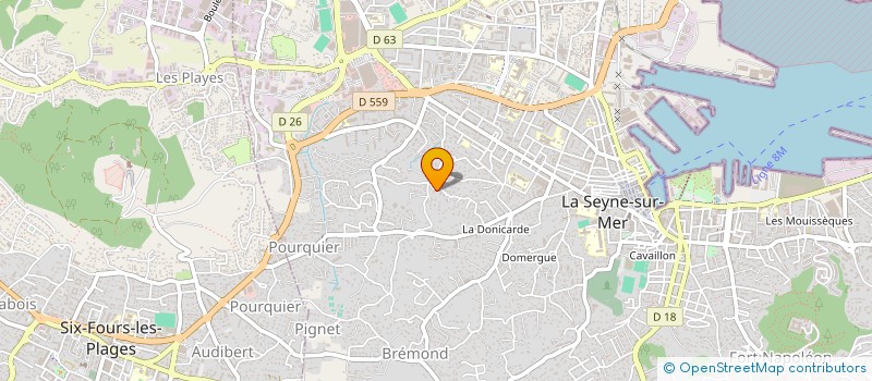 localisation de l'entreprise SOCIETE CIVILE IMMOBILIERE LA TREILLE à LA SEYNE-SUR-MER