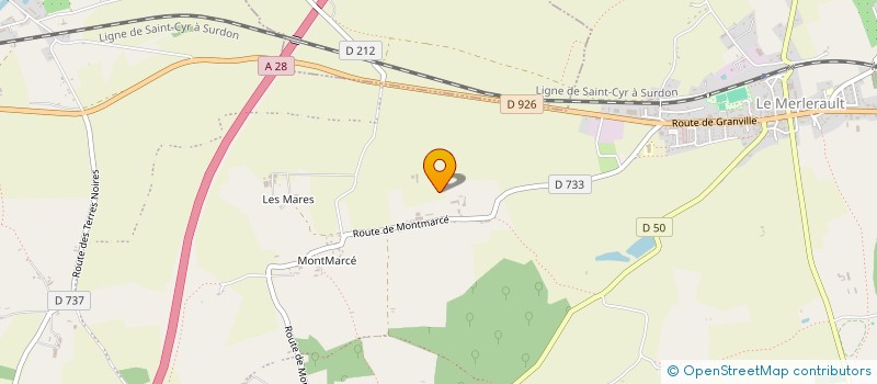 localisation de l'entreprise SOCIETE CIVILE IMMOBILIERE LA VALLEE DU BOIS CHAUSSON à LE MERLERAULT