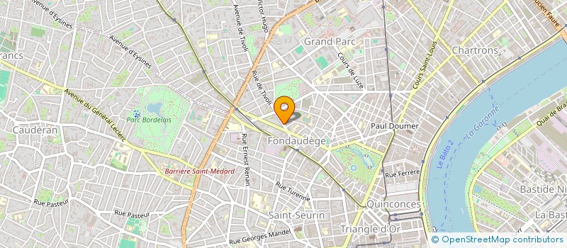 localisation de l'entreprise SOCIETE CIVILE IMMOBILIERE LA VEDRENNE  BORDEAUX