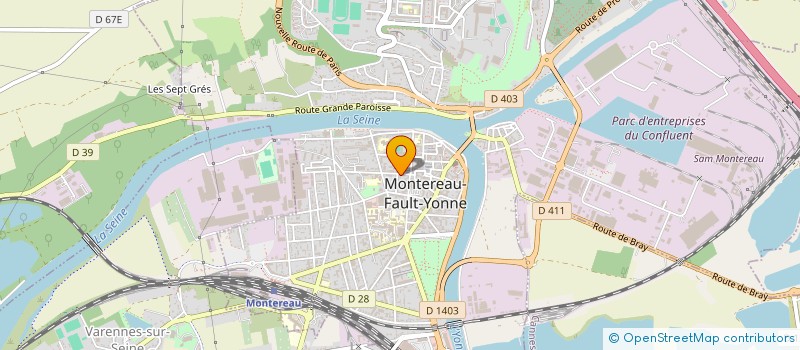 localisation de l'entreprise SOCIETE CIVILE IMMOBILIERE LA VIGNE à MONTEREAU-FAULT-YONNE