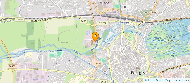 localisation de l'entreprise SOCIETE CIVILE IMMOBILIERE LA VIGNERIE  BOURGES