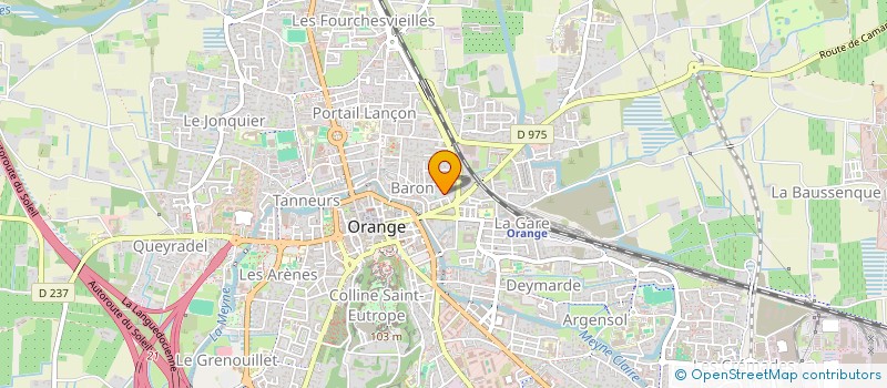 localisation de l'entreprise SOCIETE CIVILE IMMOBILIERE LA VIREDELLE  ORANGE