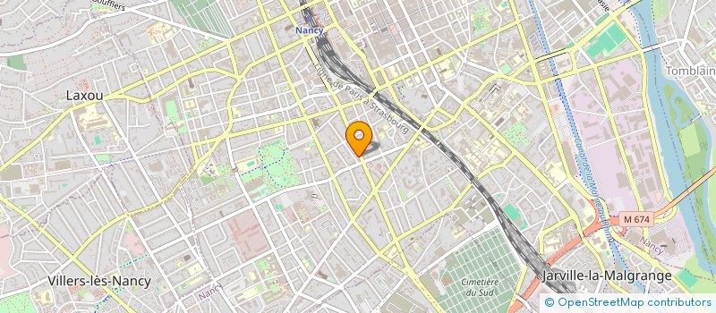 localisation de l'entreprise SOCIETE CIVILE IMMOBILIERE LA VIRVINDELLE  NANCY