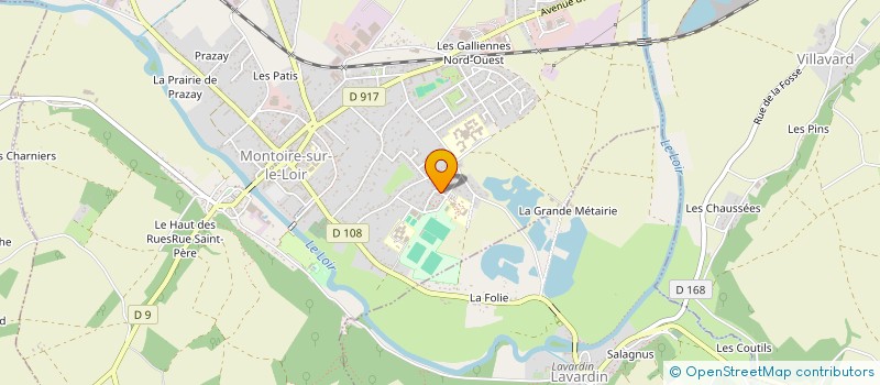 localisation de l'entreprise SOCIETE CIVILE IMMOBILIERE LA2C  MONTOIRE-SUR-LE-LOIR