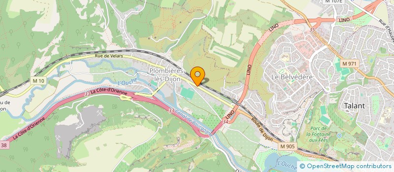 localisation de l'entreprise SOCIETE CIVILE IMMOBILIERE LAB  PLOMBIERES-LES-DIJON