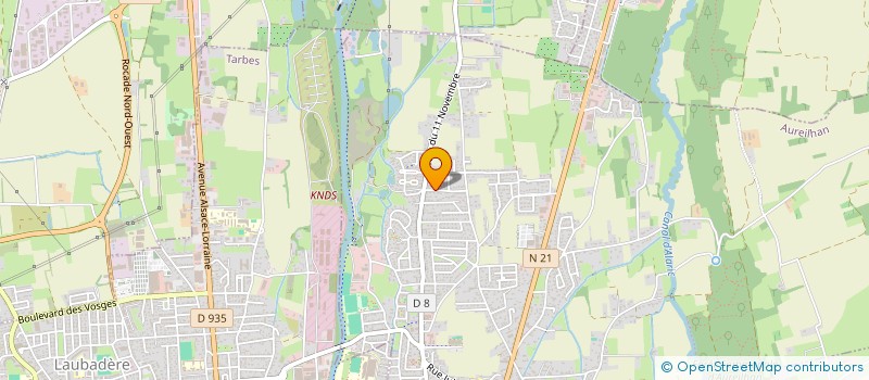 localisation de l'entreprise SOCIETE CIVILE IMMOBILIERE LABASTIDETTE  AUREILHAN