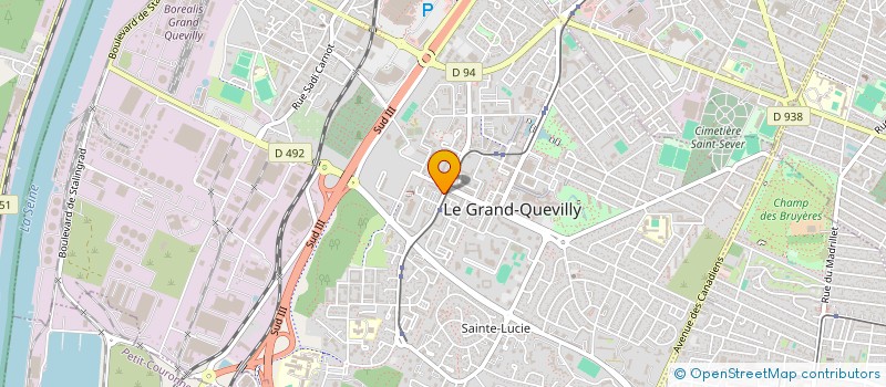 localisation de l'entreprise SOCIETE CIVILE IMMOBILIERE LADOU  LE GRAND-QUEVILLY