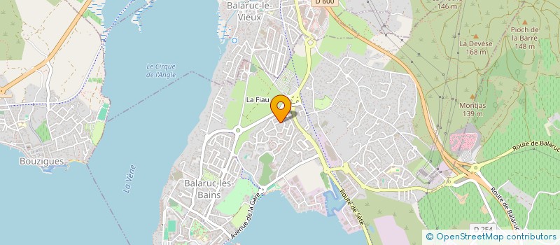 localisation de l'entreprise SOCIETE CIVILE IMMOBILIERE LAGON  BALARUC-LES-BAINS