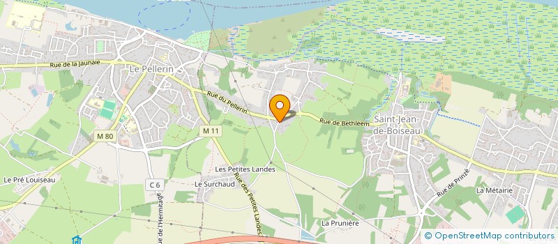 localisation de l'entreprise SOCIETE CIVILE IMMOBILIERE LAGRIMA BLU ET PAR ABREVIATION SCI LAGRIMA BLU  SAINT-NAZAIRE