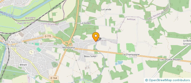 localisation de l'entreprise SOCIETE CIVILE IMMOBILIERE LAJOE  SAINT-NICOLAS-DE-REDON