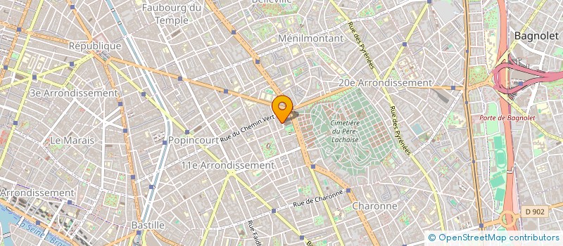 localisation de l'entreprise SOCIETE CIVILE IMMOBILIERE LAKSHMI  PARIS