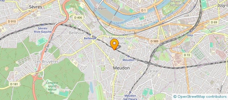 localisation de l'entreprise SOCIETE CIVILE IMMOBILIERE LAKVEST  MEUDON