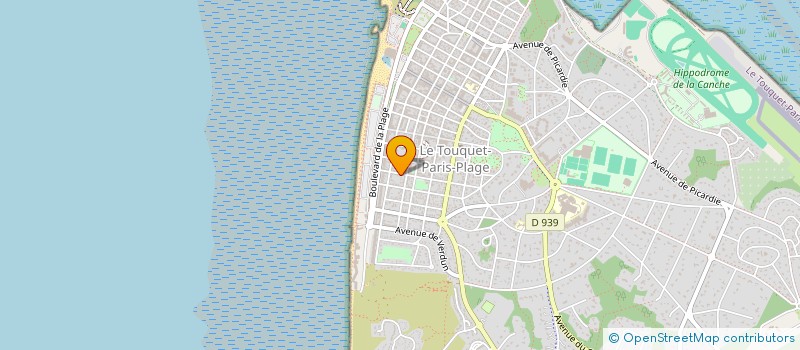 localisation de l'entreprise SOCIETE CIVILE IMMOBILIERE LAMARCHE à LE TOUQUET-PARIS-PLAGE