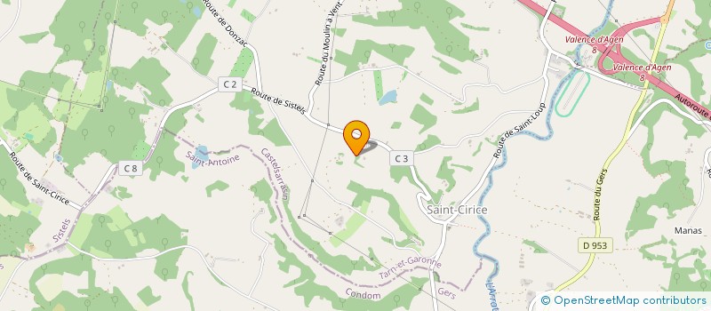 localisation de l'entreprise SOCIETE CIVILE IMMOBILIERE LANAH  BARDIGUES