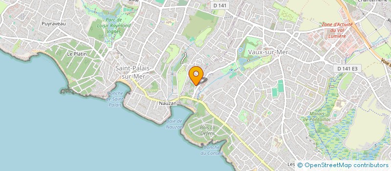 localisation de l'entreprise SOCIETE CIVILE IMMOBILIERE LANDREAU  VAUX-SUR-MER