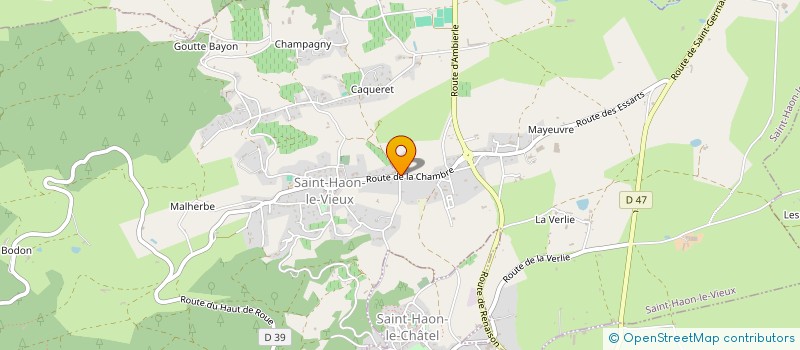 localisation de l'entreprise SOCIETE CIVILE IMMOBILIERE LAPALUS BENOIT ET KARINE  SAINT-HAON-LE-VIEUX