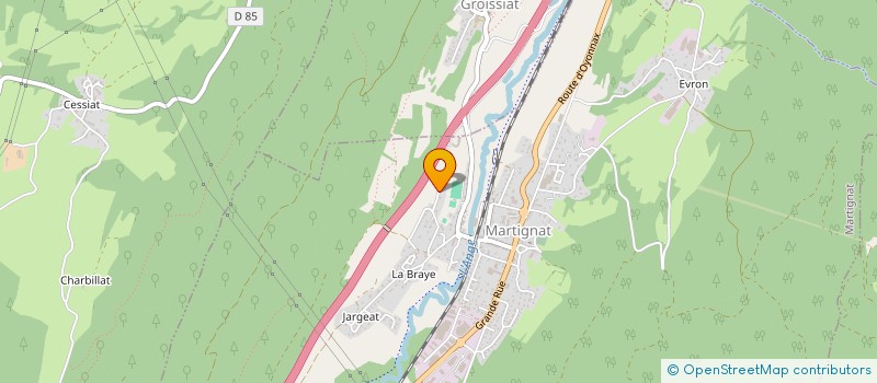 localisation de l'entreprise SOCIETE CIVILE IMMOBILIERE LAPLANCHE  MARTIGNAT