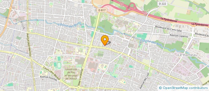 localisation de l'entreprise SOCIETE CIVILE IMMOBILIERE LAROCHE DNC à PAU