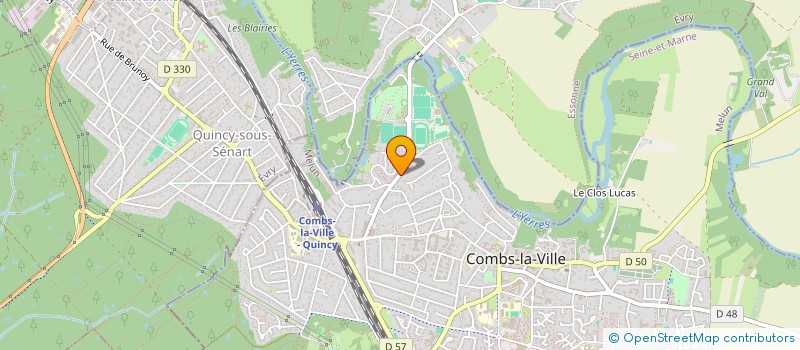 localisation de l'entreprise SOCIETE CIVILE IMMOBILIERE LARROCHE F.R.A.E.  COMBS-LA-VILLE