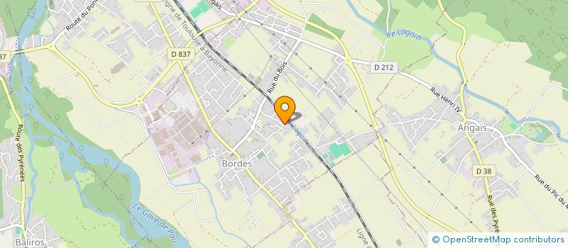 localisation de l'entreprise SOCIETE CIVILE IMMOBILIERE LAS BORDES  BORDES