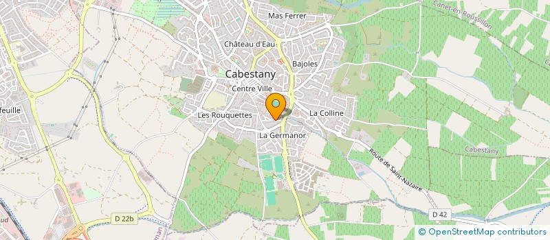 localisation de l'entreprise SOCIETE CIVILE IMMOBILIERE LASBOUYGUES-BERRY  CABESTANY