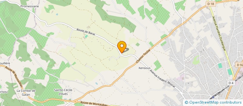 localisation de l'entreprise SOCIETE CIVILE IMMOBILIERE LASLOC  GAILLAC