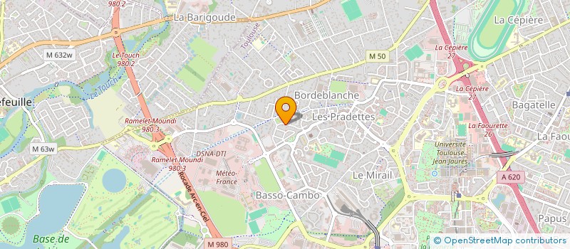 localisation de l'entreprise SOCIETE CIVILE IMMOBILIERE LATITEPOUPOU ET PAR ABREVIATION SCI LATITEPOUPOU à TOULOUSE