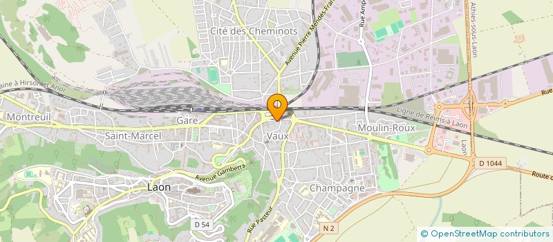 localisation de l'entreprise SOCIETE CIVILE IMMOBILIERE LATITUDE NORD à LAON