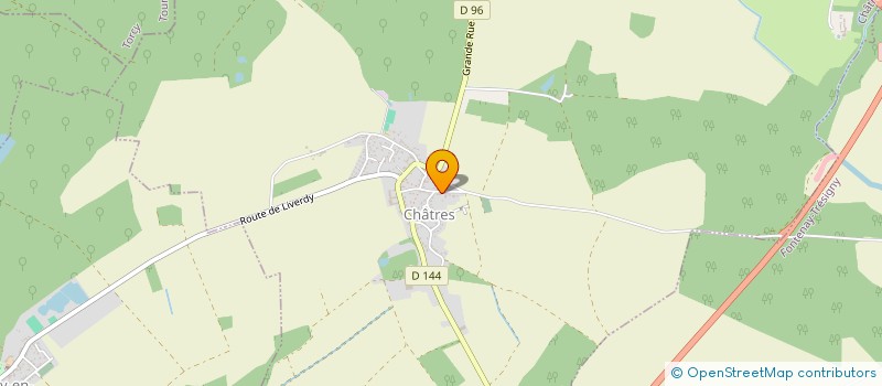 localisation de l'entreprise SOCIETE CIVILE IMMOBILIERE LAUBEN.  CHATRES