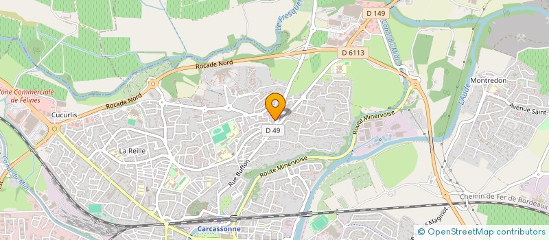 localisation de l'entreprise SOCIETE CIVILE IMMOBILIERE LAURA ET FRERES à CARCASSONNE