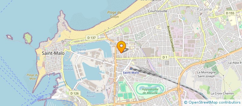 localisation de l'entreprise SOCIETE CIVILE IMMOBILIERE LAUROL  SAINT-MALO