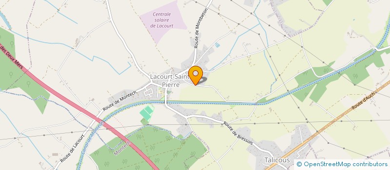 localisation de l'entreprise SOCIETE CIVILE IMMOBILIERE LAUSOR  LACOURT-SAINT-PIERRE