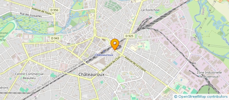 localisation de l'entreprise SOCIETE CIVILE IMMOBILIERE LCR à CHATEAUROUX