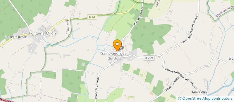 localisation de l'entreprise SOCIETE CIVILE IMMOBILIERE LCV  BRISSAC LOIRE AUBANCE