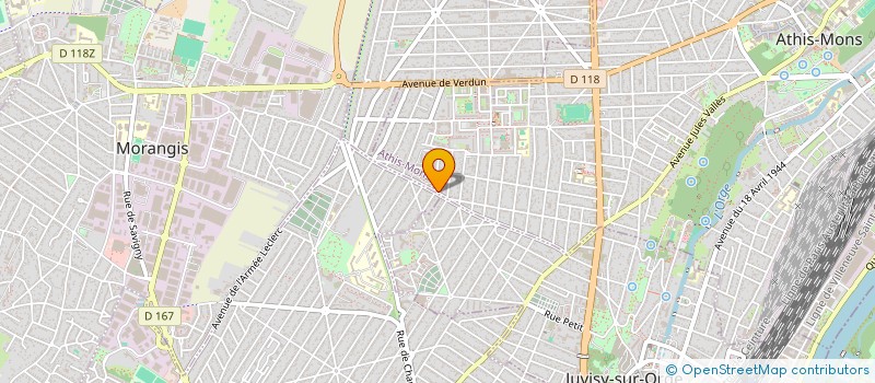 localisation de l'entreprise SOCIETE CIVILE IMMOBILIERE LD3 à ATHIS-MONS