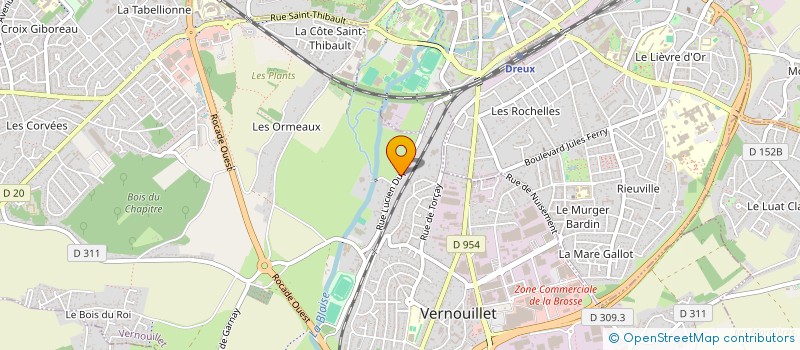 localisation de l'entreprise SOCIETE CIVILE IMMOBILIERE LDV à VERNOUILLET