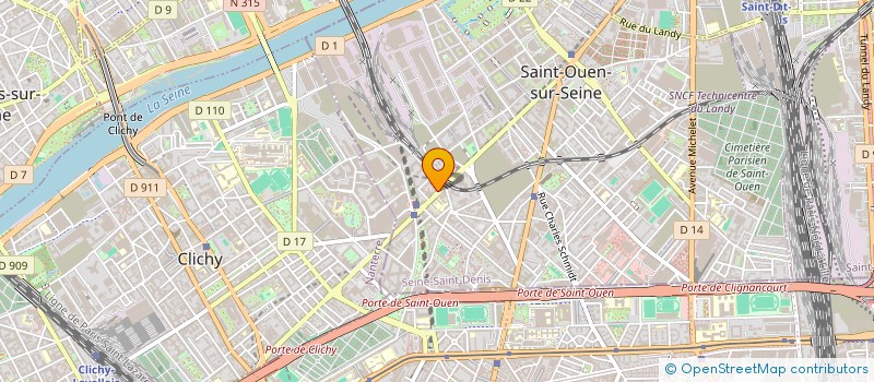 localisation de l'entreprise SOCIETE CIVILE IMMOBILIERE LE 80 à SAINT-OUEN-SUR-SEINE